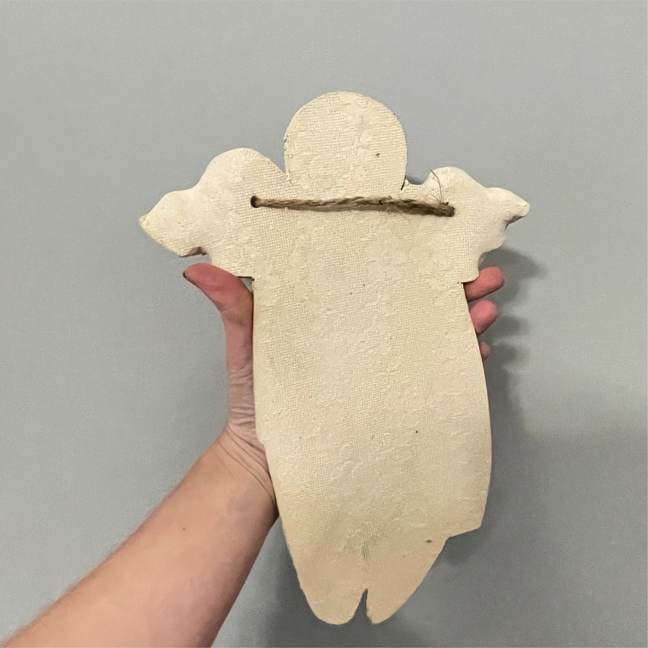Ceramic Wall Sculpture – Couple Angels - Image 2